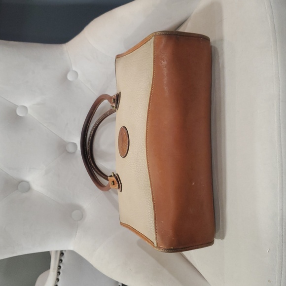 Vintage dooney & Bourke allweather  large top handle satchel crossbody bag - Picture 7 of 16